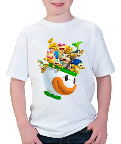 Playeras Super Mario Bros Diseño 13 Luigi Videojuegos Beloma