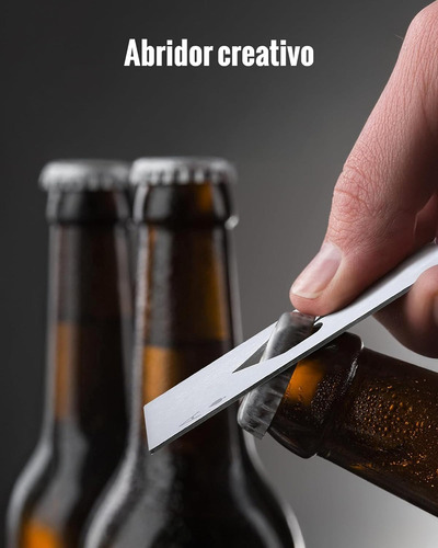 Juego De Abrebotellas De Póquer Negro Para Cerveza De Acero