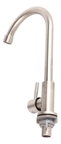 Grifo De Lavabo G1/2 Pulgadas De Rosca De Acero Inoxidable D
