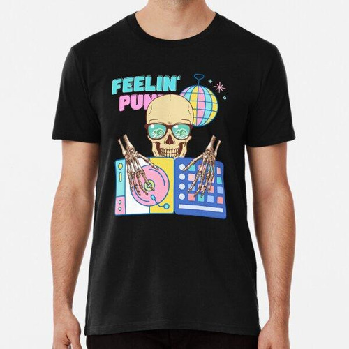 Remera Feelin Punk Skull Algodon Premium