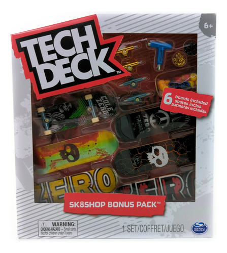 Tech Deck Sk8shop Bonus Pack Patinetas Para Dedos