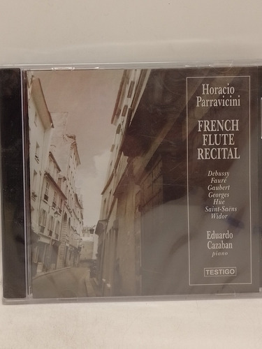 Horacio Parravicini French Flute Recital Cd Nuevo 