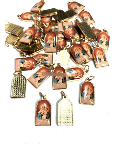 10 Medallas Dijes Virgen Schonestatt 25mm Souvenirs Religi 