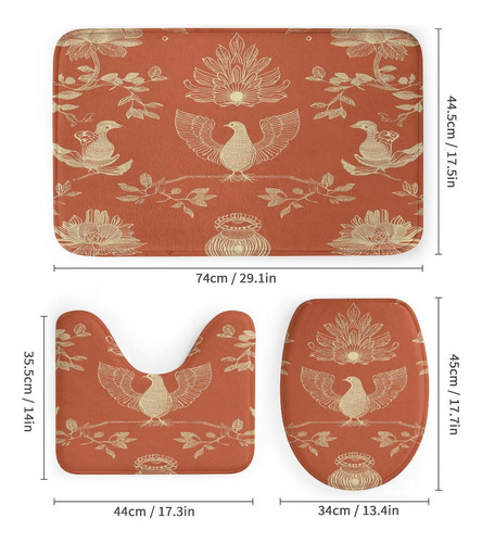 Conjuntos De Cortinas De Ducha Con Estampado Bohemio A1606 Y