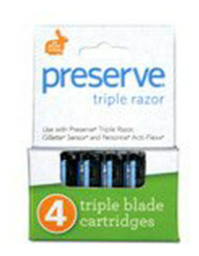 Recambio Cuchillas Triple Razor (4 Und) 6 Pack