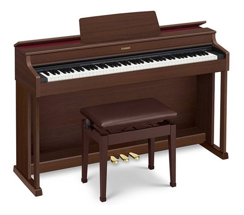 Piano Digital Casio Celviano Ap-470 Brown C/ Mueble Y Banca