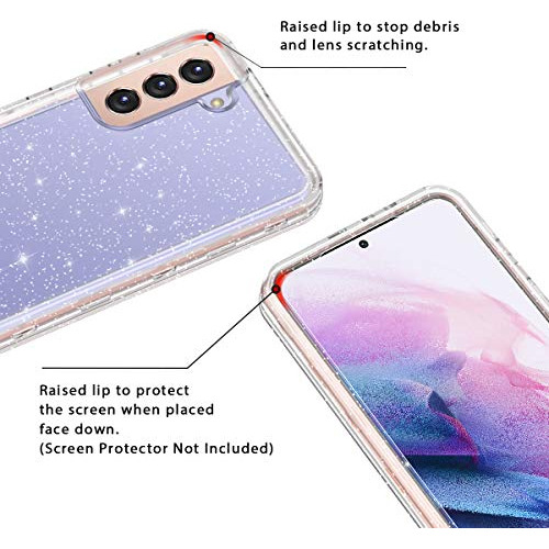Funda Para Samsung Galaxy S21 Plus 5g Transparente/plata Gli