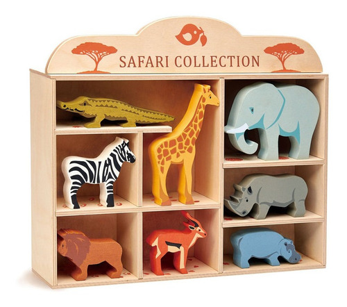 Tender Leaf Toys Coleccion Safari Animales Madera Madera Ax®