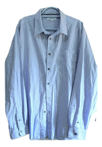 Camisa Hombre,1uso. Impecable.otherside.t.xl.celeste Rayada.