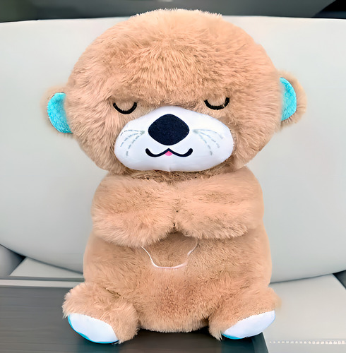Nutria De Peluche Fisher Price, Con Sonido Y Luces Color Caqui
