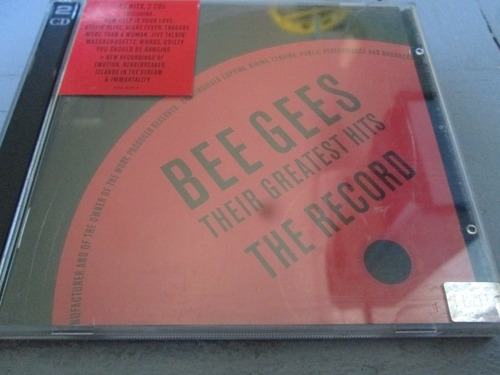 2 Cd Bee Gees Their Greatest Hits The Record Arg  32d