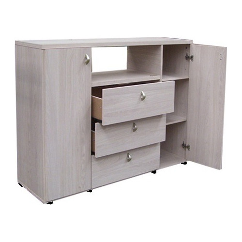 Chiffonier Cajonera Arcón 2606 Comoda 3 Cajones 2 Puertas