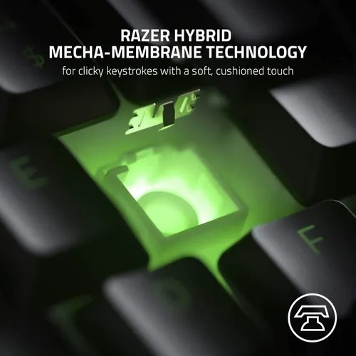 Imagen 3 de 7 de Teclado Hibrido Semi-mecanico Razer Ornata V2 Rgb Chroma Xg!