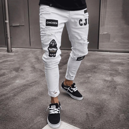 Vaqueros Pitillo De Elastano Y Lycra Para Hombre