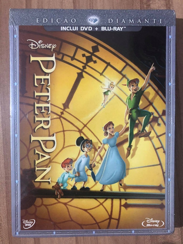 Blu Ray + Dvd Peter Pan (novo Lacrado) Com Luva