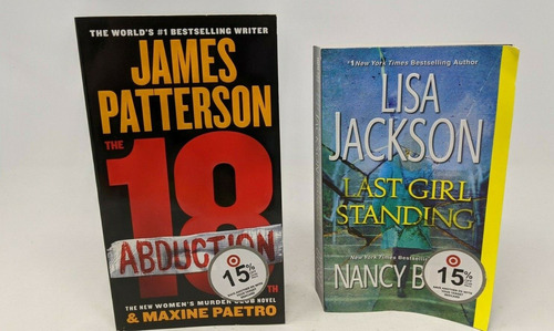 Lot Of 2 Suspense Novels:  Last Girl Standing  &  The 18 Ccq