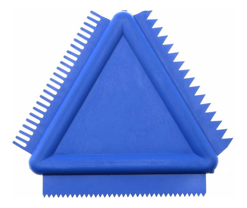 E Peine Triangular Ms14 Para Pared 3,3 In Color Azul