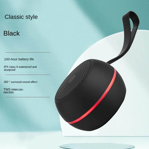 Mini Altavoz Hifi Bt Portátil Tipo C Con Carga Impermeable
