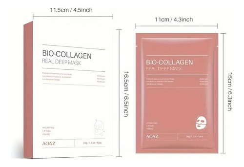 Mascara De Colageno Bio-collagen Real Deep Mask Pack Todo Tipo De Piel