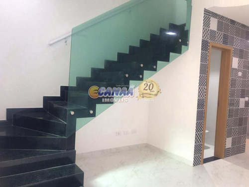 Sobrado De Condomínio Com 2 Dorms, Caiçara, Praia Grande - R$ 259 Mil, Cod: 8241 - V8241