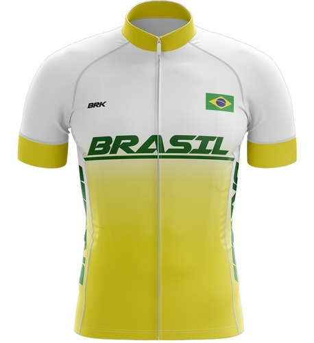 Imagem 1 de 3 de Camisa Ciclismo Brk Brasil Com Fpu 50+
