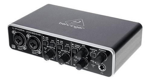 Behringer U-phoria Umc204hd - Interface De Audio