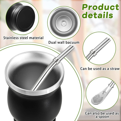 Juego De Tazas De Calabaza Yerba Mate, Taza Para Mate