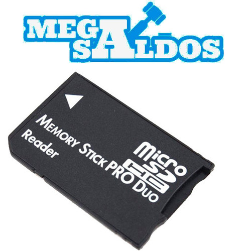 Megasaldos Adaptador Micro Sd Hc A Memory Stick Pro Duo Ms