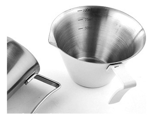 Para Vaso V De Acero Inoxidable Con Extracción Graduada De