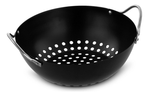 Panela Wok Churrasco Redonda 21cm Churrasqueira