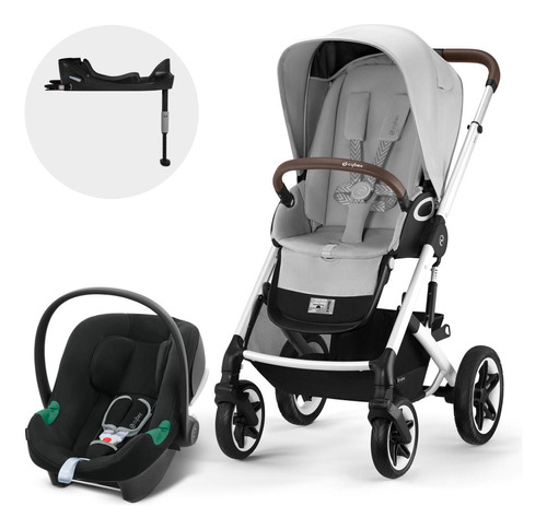 Coche Travel System Talos S 2.0 Slv L.grey + Aton B2 + Base