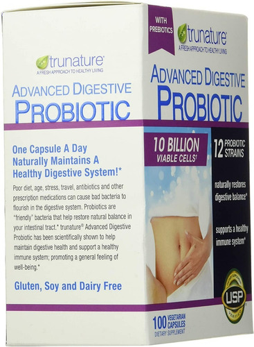 Advance Digestive Probioticos 10 Billion 100 Caps (usa)