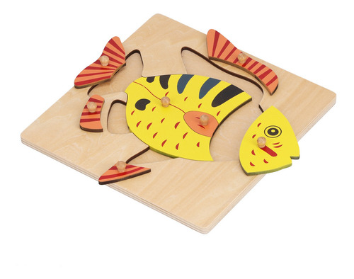 Toddler Wooden Puzzle Toy Animal Shape Montessori Jigsaw