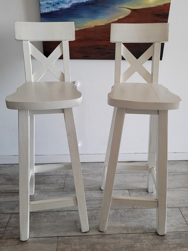 2 Banquetes Blancas Madera