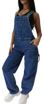 Comprar Jardinero De Jean Mono Enteritos De Mujer Mom Azul 44