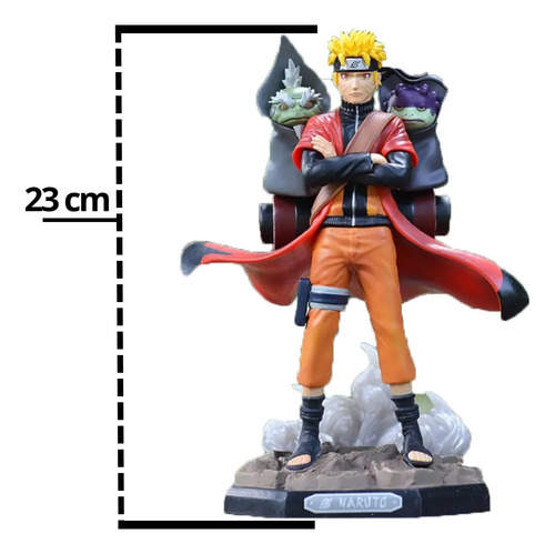 Figura Naruto Uzumaki Modo Sabio Con Sapos Shima Y Fukasaku