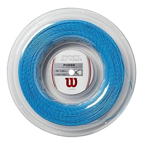 Rollo De Cuerda Wilson Synthetic Gut Power Azul Wilson