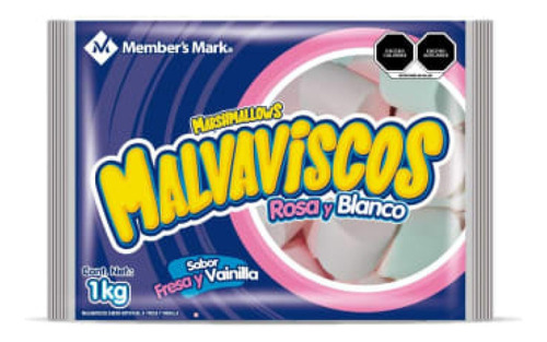 Malvaviscos Member's Mark Fresa Y Vainilla 1 Kg