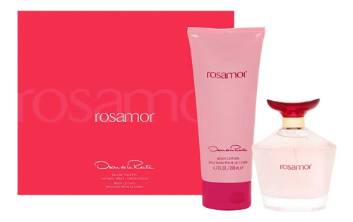 Perfume Rosamor De Oscar De La Renta 100ml. + Body Lotion