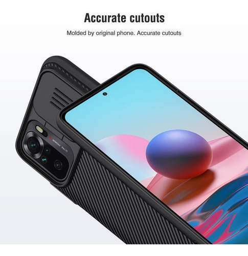 Imagen 4 de 5 de Case Nillkin Camshield Funda Carcasa Xiaomi Redmi Note 10s