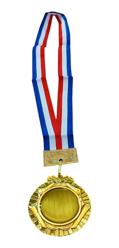 30 Medallas De Metal C/ Cinta Bronce Dorada Competencia Cuot