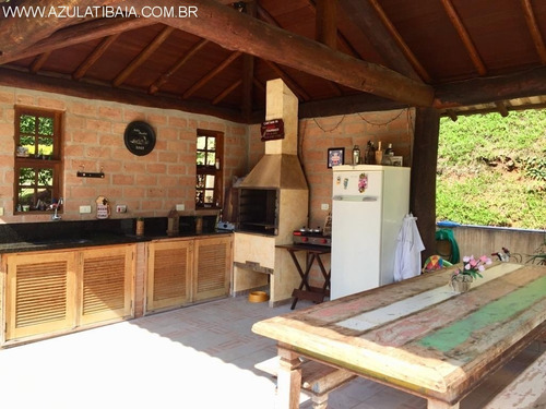 Imagem 23 de 30 de Linda Chácara Em Estilo Rústico Em Loteamento Fechado Com Portaria - Ch03521 - 34918146