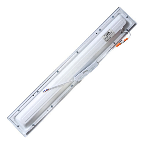 Luminária Retangular Led Foxlux Painel, Led, Retangular, 18w Estrutura Cor Branco E Luz Branco