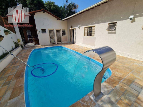 Imagem 1 de 19 de Linda Chácara Com Escritura, 3 Dormitórios, Piscina, Pomar, Acesso Asfaltado, À Venda, 750 M² Por R$ 630.000 - Rural - Monte Alegre Do Sul/sp - Ch0987