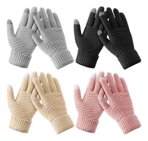 Tobehigher 4 Pares De Guantes De Invierno  Guantes De Invie