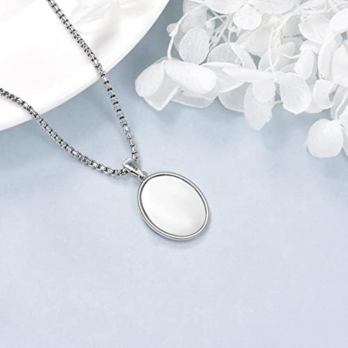Vonala Collar Con Medalla De San Benito, Plata De Ley 925, M