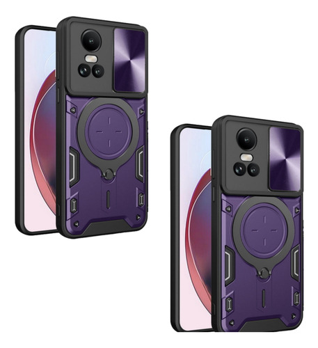 2×funda Con Soporte Magnético Para Oppo Reno 10 5g