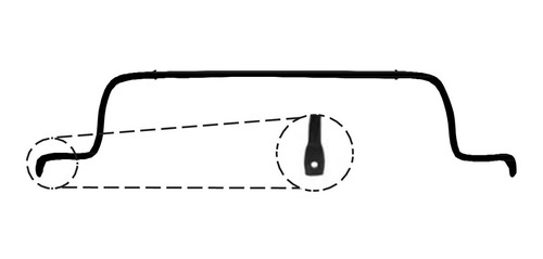 Barra Estabilizadora P/ Ford Ecosport 4x2 Delantera