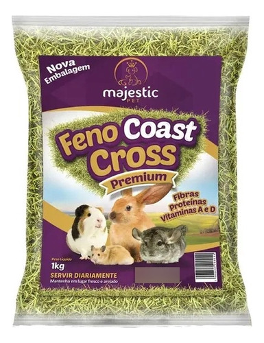 Feno Majestic Pet Coast Cross Para Roedores