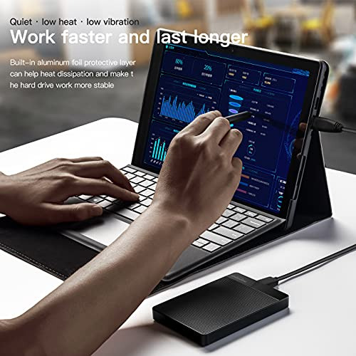 Unionsine 250gb 2.5 Ultra Slim Disco Duro Externo Portátil